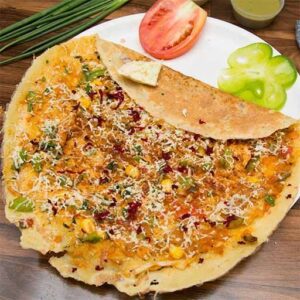 Cheese Corn Dosa streeto