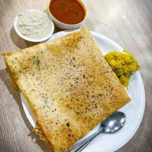 Rava Masala Dosa streeto