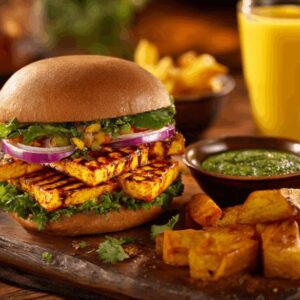 Paneer Burger Streeto