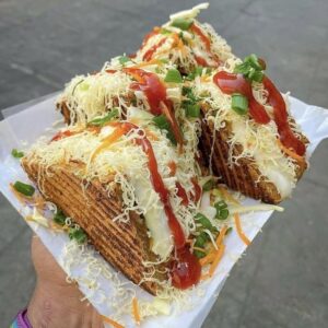 Paneer Corn Veg. Cheese Toast Sandwich streeto