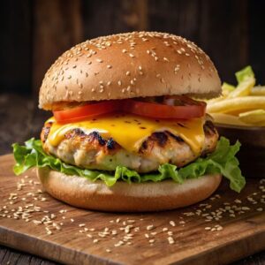 Veg Cheese Burger streeto